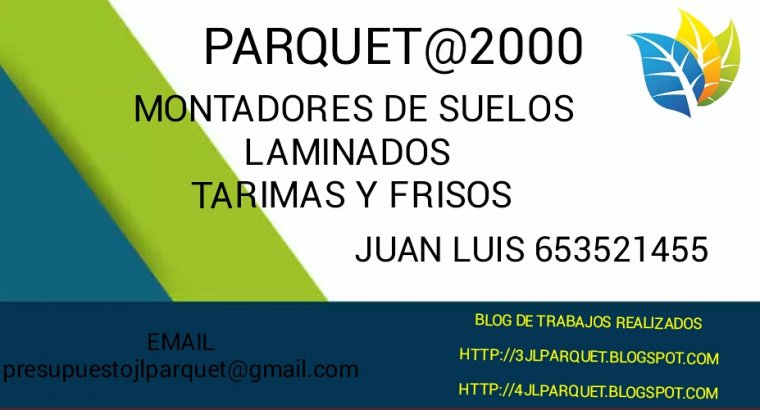 montadores de suelos laminados