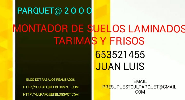 montadores de suelos laminados