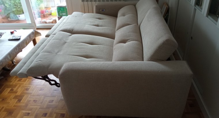 Sofa Reclinable AMARAL AC 51 (Beige)
