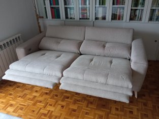 Sofa Reclinable AMARAL AC 51 (Beige)