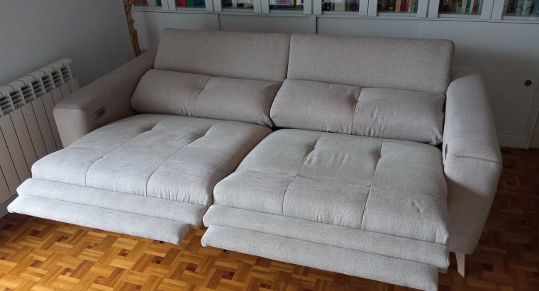 Sofa Reclinable AMARAL AC 51 (Beige)