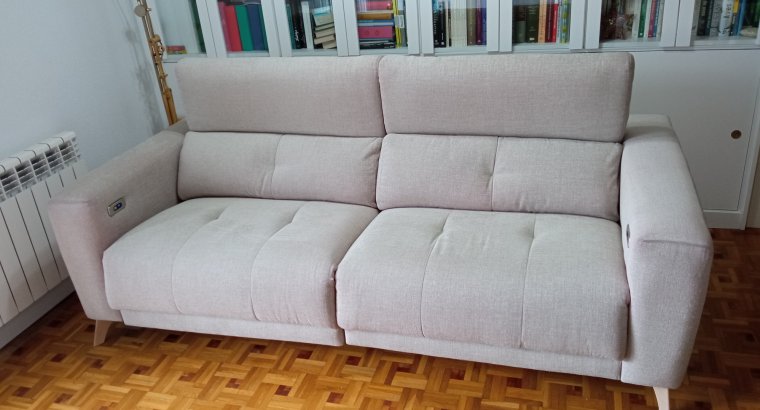 Sofa Reclinable AMARAL AC 51 (Beige)