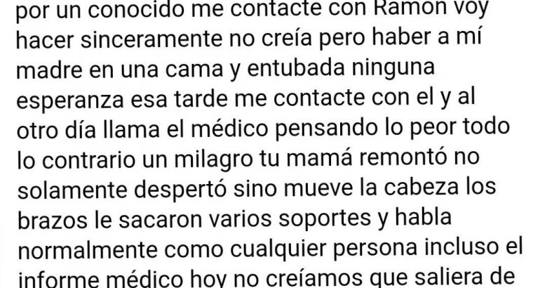 Sanador español ofrece eficaces y serias consultas