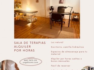 SALA PARA TERAPIAS – ALQUILER POR HORAS