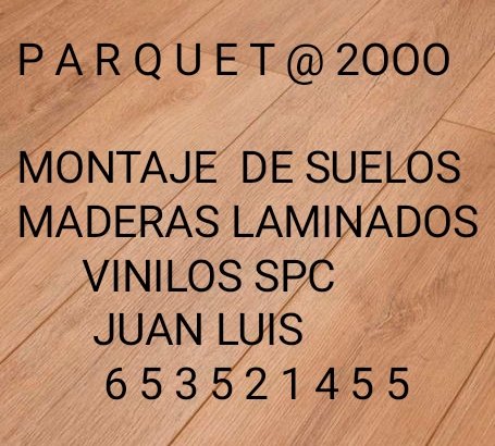 montador de suelos de maderas laminados